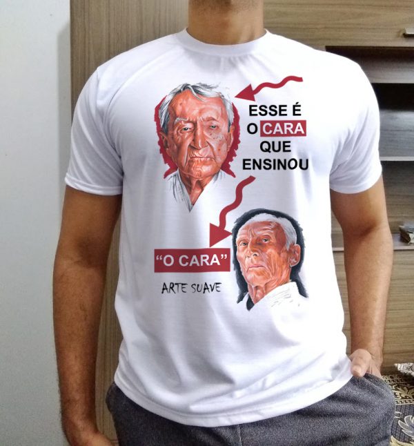 Camisa personalizada de jiujitsu Hélio Grace e Carlos Grace