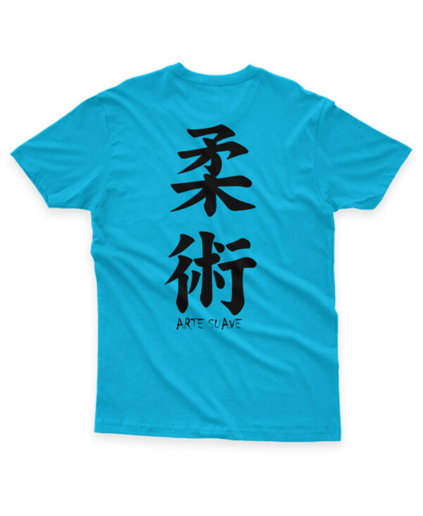 camisa de algodao oss jiujitsu azul tradicional