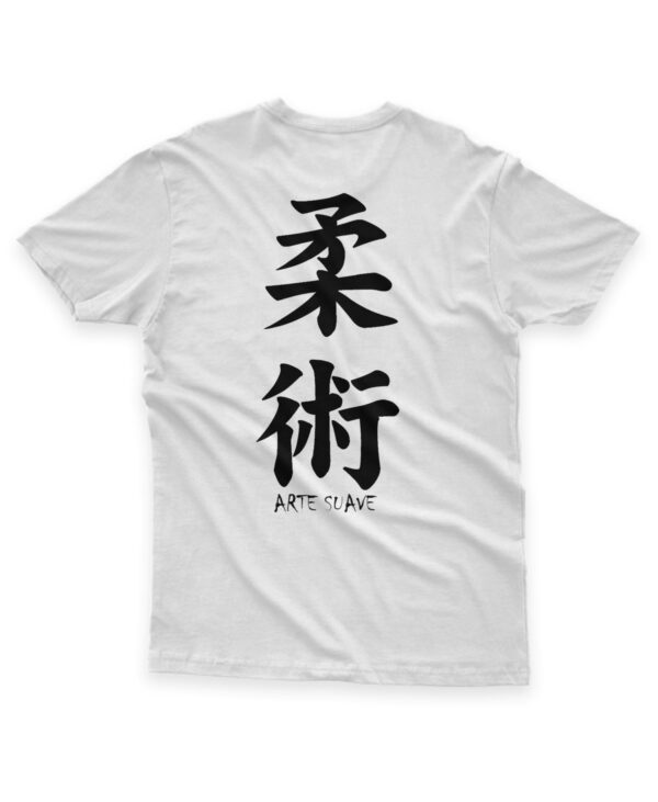 camisa de algodao oss jiujitsu branco tradicional