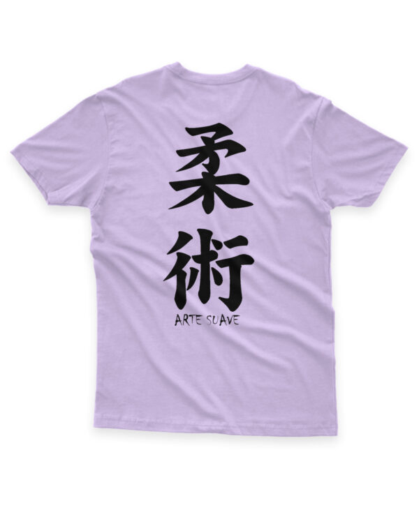 camisa de algodao oss jiujitsu lilas tradicional