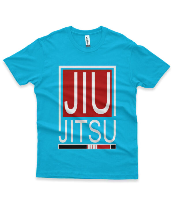 camisa de jiu-jitsu azul claro