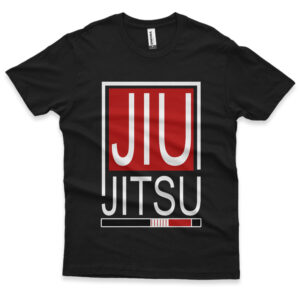 camisa de jiu-jitsu preta
