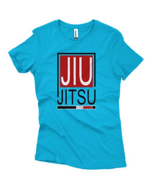 Camisa Feminina Personalizada de Jiu-Jitsu Azul