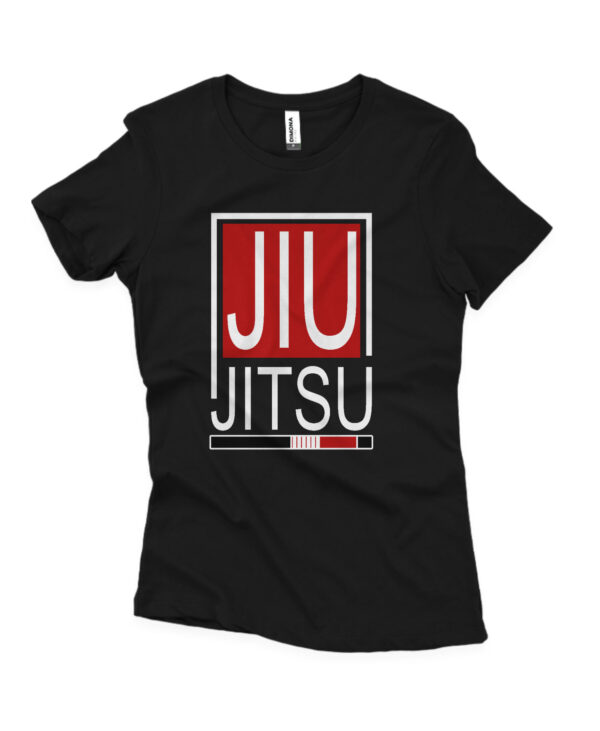 Camisa Feminina Personalizada de Jiu-Jitsu Preta
