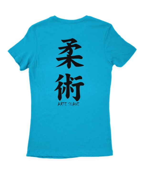camisa tradicional oss jiu-jitsu azul costas