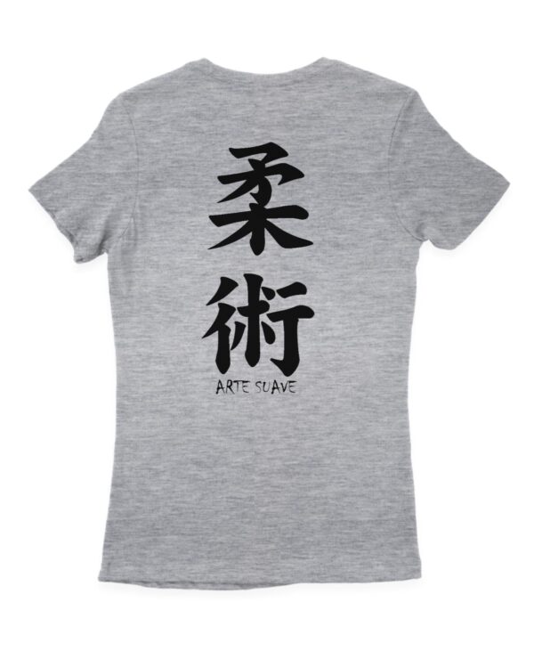 camisa tradicional oss jiu-jitsu cinza costas
