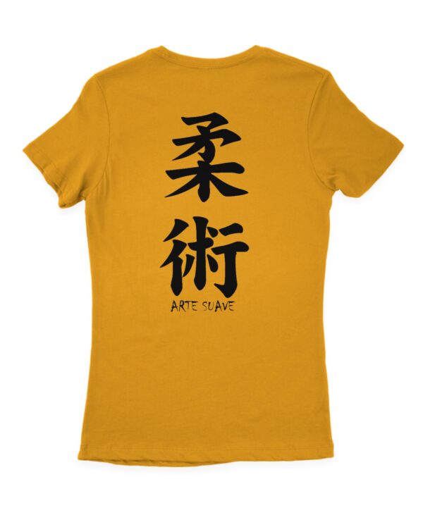 camisa tradicional oss jiu-jitsu laranja costas
