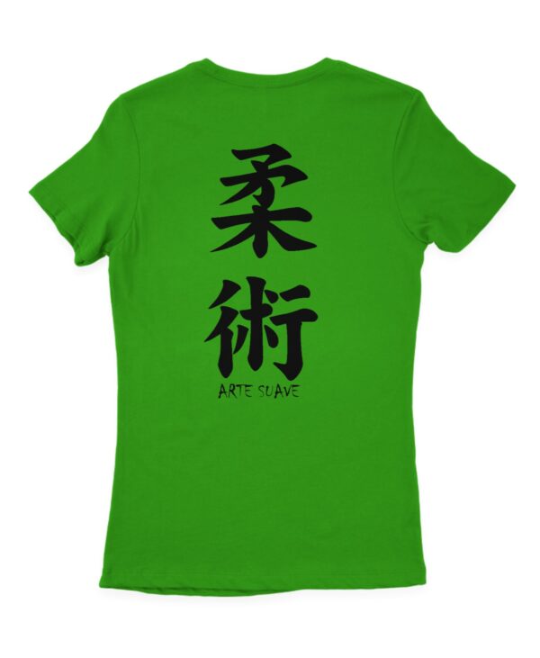 camisa tradicional oss jiu-jitsu verde costas
