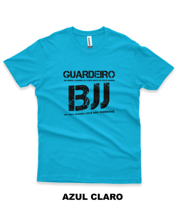 camisa de jiu-jitsu guardeiro azul claro