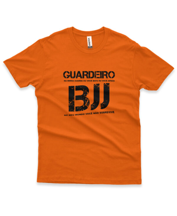 camisa de jiu-jitsu guardeiro laranja