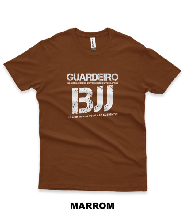 camisa de jiu-jitsu guardeiro marrom