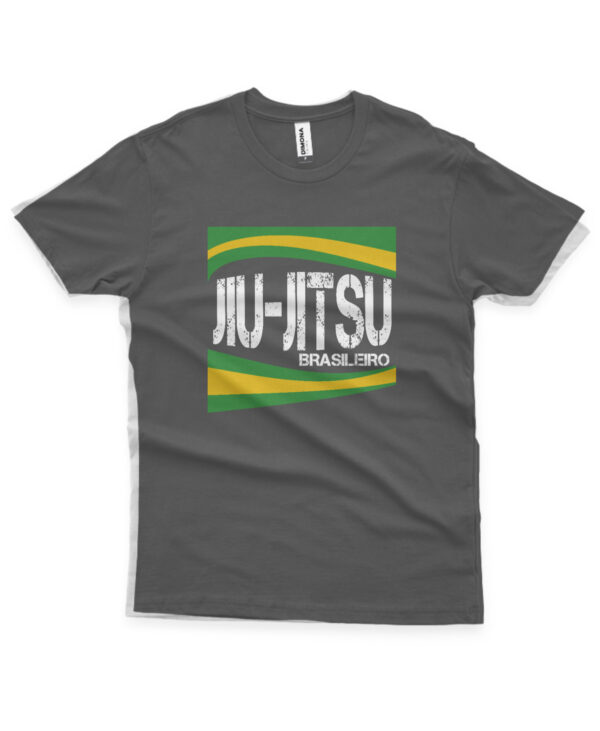 camisa masculina de jiu-jitsu brasileiro cinza