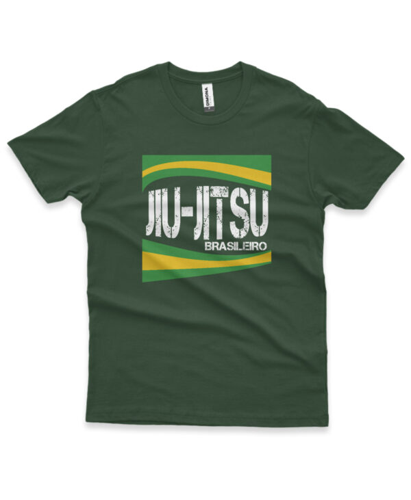 camisa masculina de jiu-jitsu brasileiro verde