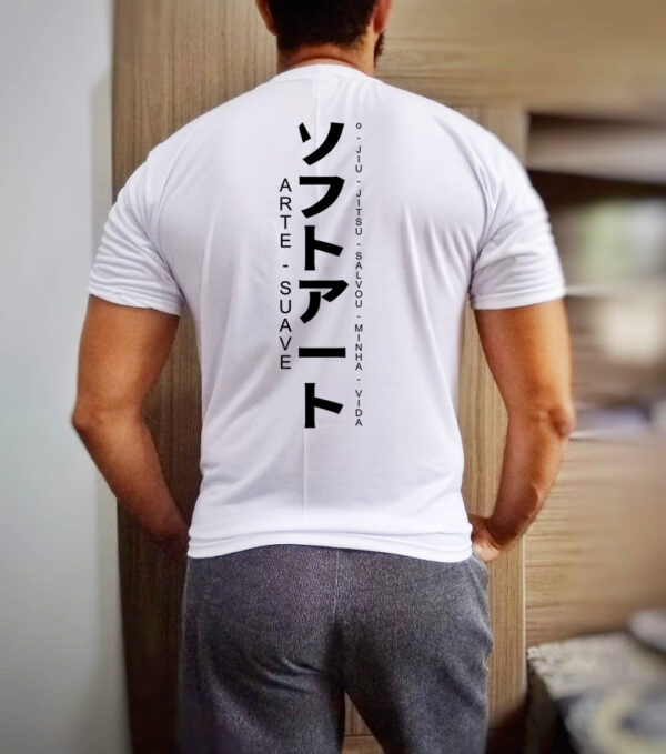 camisa oss jiu-jitsu estampa preta costas