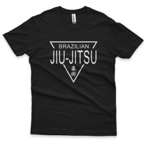 camisa brazilian jiu-jitsu triangulo preta