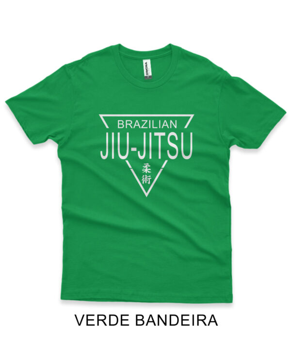camisa brazilian jiu-jitsu triangulo verde bandeira