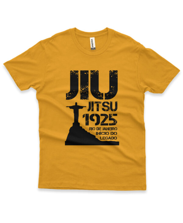 camisa de jiu-jitsu 1925 rio de janeiro amarelo