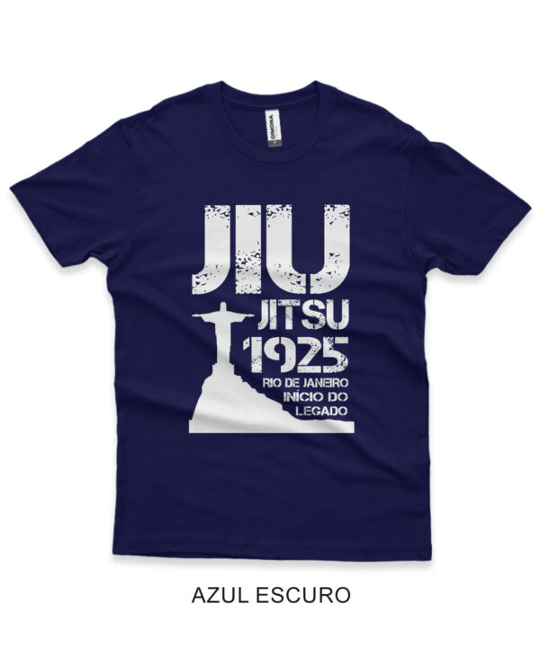 camisa de jiu-jitsu 1925 rio de janeiro azul escuro