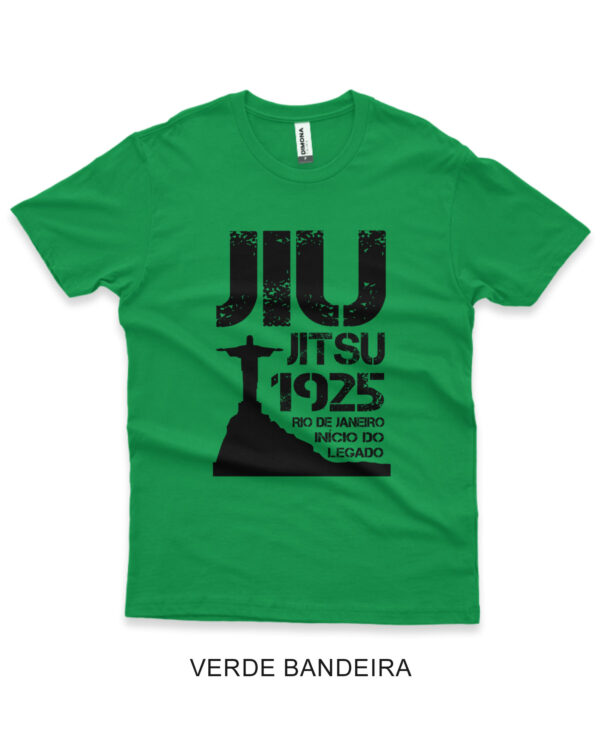 camisa de jiu-jitsu 1925 rio de janeiro verde bandeira