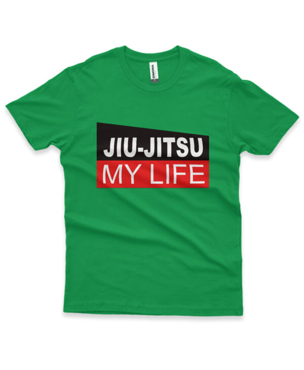 camisa de jiu-jitsu my life verde
