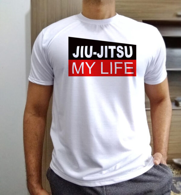 camisa de jiu-jitsu poliester my life
