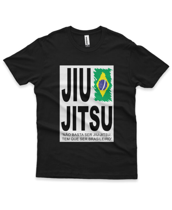 camisa jiu-jitsu brasileiro preta