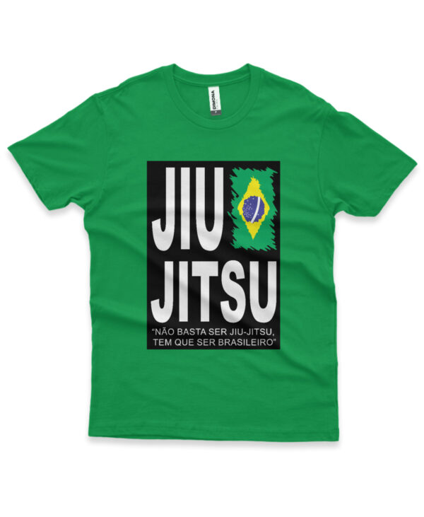 camisa jiu-jitsu brasileiro verde