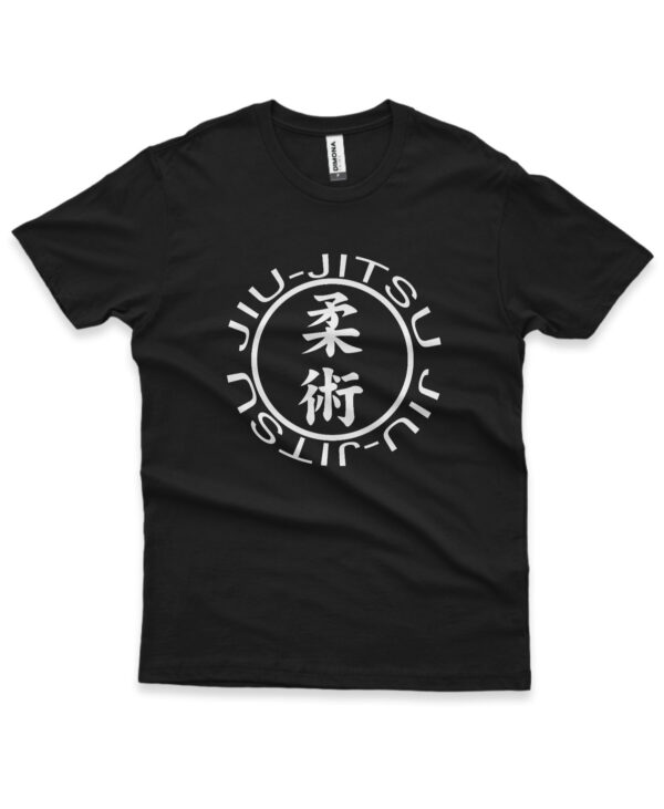 camisa personalizada de jiu-jitsu de algodao preto