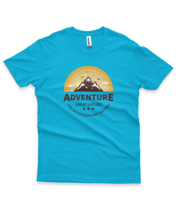 camisa de montanhismo adventure great nature azul