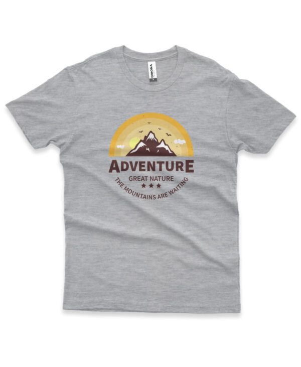 camisa de montanhismo adventure great nature cinza