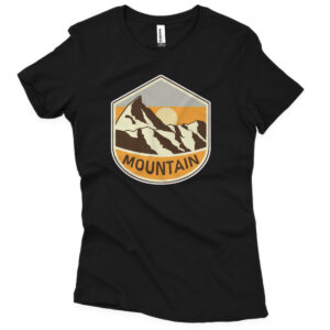 Camisa feminina de Montanhismo preto
