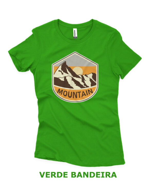 Camisa feminina de Montanhismo verde bandeira