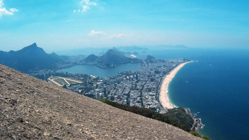 Vista do Morro Dois Irmãos voltada para a Lagoa Rodrigo de Freitas