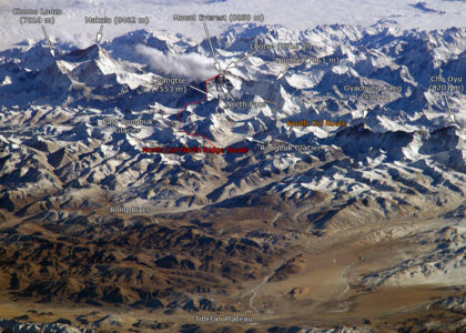 montanhas do Himalaya