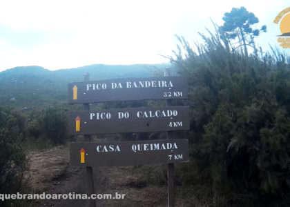 Distância do Terreirão para o Pico da Bandeira