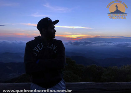 Pôr do Sol na Tronqueira no Parque Nacional do Caparaó