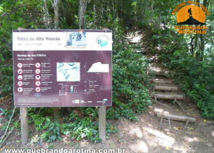 Inicio da Trilha da Pedra do Elefante