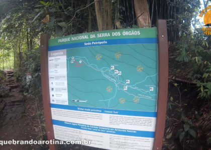 Mapa trilha Castelos do Açú PARNASO