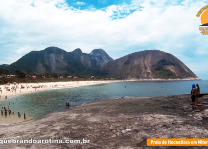 Praia de Itacoatiara em Niterói
