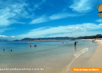 Praia de Itaipu em Niterói
