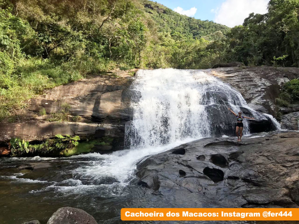 Cachoeira dos Macacos em Aiuruoca Minas Gerais