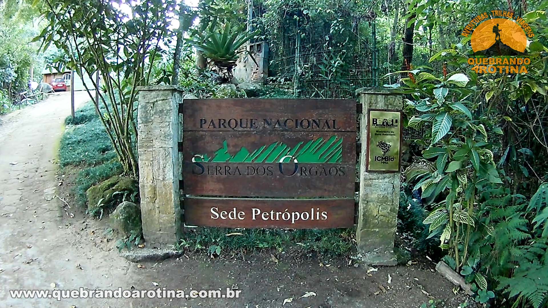 Portaria do Parque Nacional da Serra dos Órgãos sede em Petrópolis
