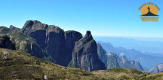 Travessia Petrópolis Teresópolis de Três (3) Dias Serra dos Órgãos Vista para o Garrafão e parte das Montanhas da Serra dos Órgãos