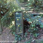 inicio da trilha do morro da babilonia