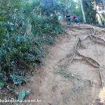 subida ingreme para lagoa azul