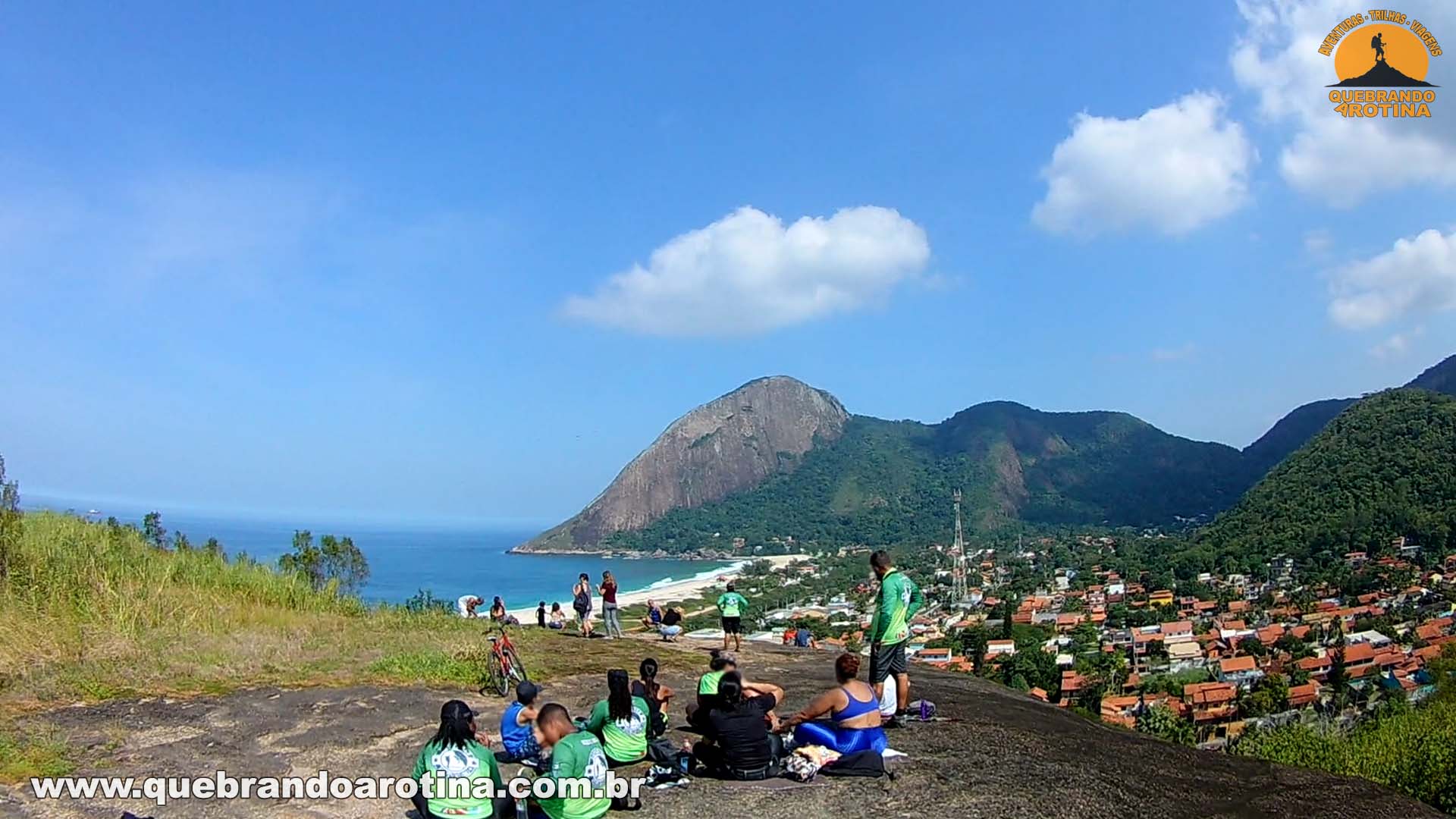 trajeto do morro da peca marica