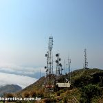 antenas da Petrobrás do pico da caledonia