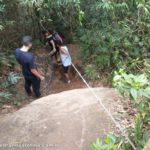 ponto de corda na pedra-do elefante de teresopolis